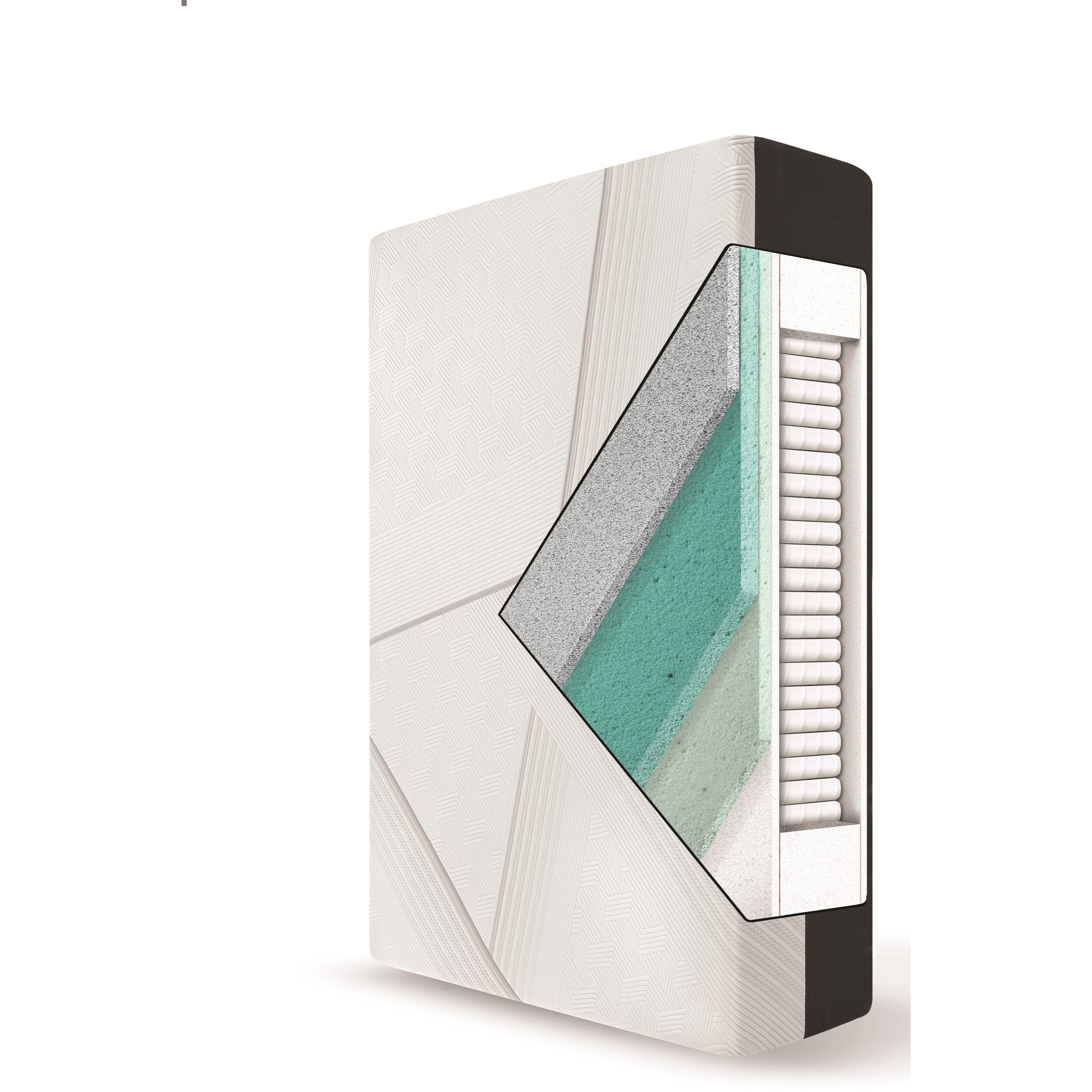 Serta CF2000 Hybrid Firm 1375989 King 12 1/2" Firm Hybrid Mattress Dunk & Bright Furniture